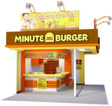 burger machine franchise fee|MINUTE BURGER .